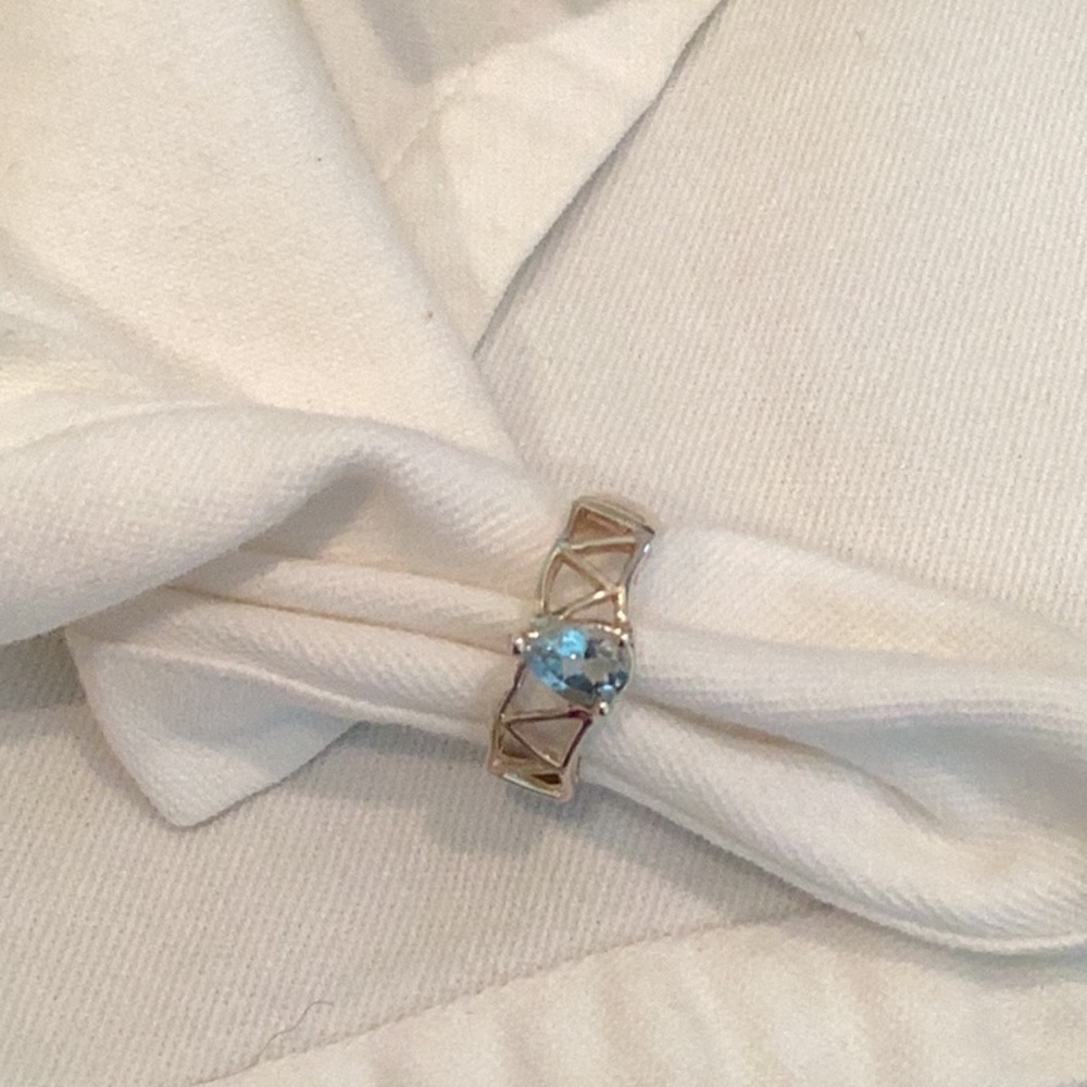 Pear Shaped Topaz Ring
